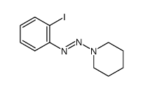 1-(2-iodophenyl)-2-(piperidin-1-yl)diazene Structure