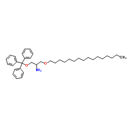 1-(Hexadecyloxy)-3-(trityloxy)-2-propanamine Structure