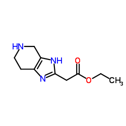 Ethyl 4,5,6,7-tetrahydro-3H-imidazo[4,5-c]pyridin-2-ylacetate Structure