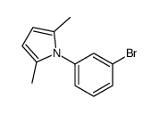 1-(3-bromophenyl)-2,5-dimethylpyrrole Structure