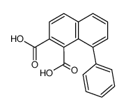 8-phenylnaphthalene-1,2-dicarboxylic acid Structure