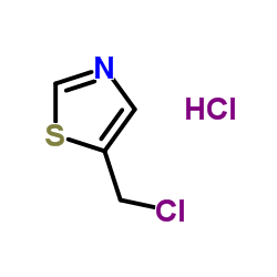 5-(Chloromethyl)-1,3-thiazole hydrochloride (1:1) Structure