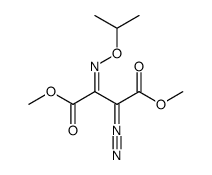 (E)-dimethyl 2-diazo-3-(isopropoxyimino)succinate结构式