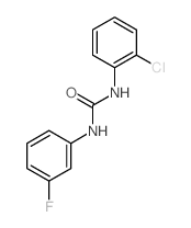 Urea,N-(2-chlorophenyl)-N'-(3-fluorophenyl)- structure