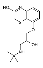 8-(3-tert-butylamino-2-hydroxypropoxy)-3,4-dihydro-3-oxo-2H-(1,4)-benzothiazine Structure
