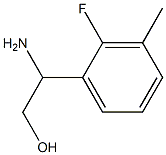2-AMINO-2-(2-FLUORO-3-METHYLPHENYL)ETHAN-1-OL结构式