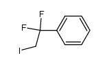 1,1-Difluoro-2-iodo-1-phenylethane结构式