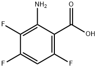 2-aMino-3,4,6-trifluorobenzoic acid Structure
