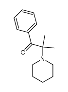 2-Methyl-1-phenyl-2-piperidino-1-propanon结构式