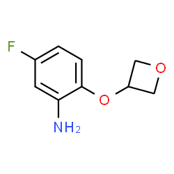 5-Fluoro-2-(oxetan-3-yloxy)benzenamine structure