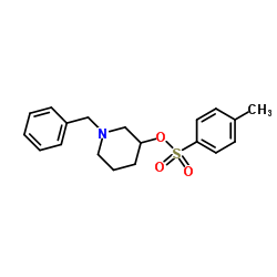 1-Benzyl-3-piperidinyl 4-methylbenzenesulfonate Structure