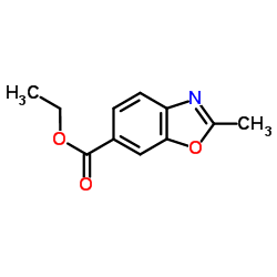 6-Benzoxazolecarboxylic acid, 2-methyl-, ethyl ester structure