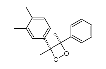 trans-3-(3,4-dimethylphenyl)-4-phenyl-1,2-dioxetane结构式
