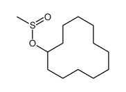 cyclododecyl methanesulfinate Structure