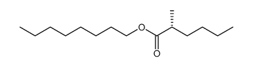 (R)-2-Methyl-hexanoic acid octyl ester结构式