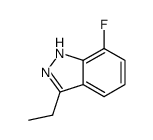 3-ethyl-7-fluoro-1H-indazole结构式