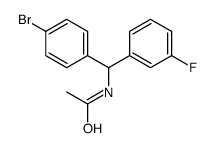 N-[(4-Bromophenyl)(3-fluorophenyl)Methyl]acetamide picture