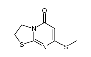 2,3-dihydro-7-methylthio-5H-thiazolo[3,2-a]pyrimidin-5-one结构式