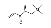 α-(trimethylsilylmethyl)divinyl ketone Structure