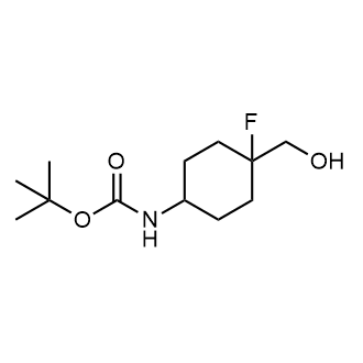 tert-Butyl(4-fluoro-4-(hydroxymethyl)cyclohexyl)carbamate picture