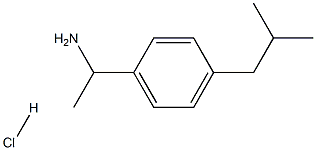 1-(4-ISOBUTYLPHENYL)ETHANAMINE HYDROCHLORIDE结构式