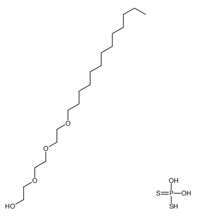 dihydroxy-sulfanyl-sulfanylidene-λ5-phosphane,2-[2-(2-tridecoxyethoxy)ethoxy]ethanol结构式