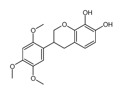 7,8-dihydroxy-2',4',5'-trimethoxyisoflavan Structure