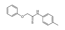 N-(4-methylphenyl)-3-phenoxythioacetamide结构式