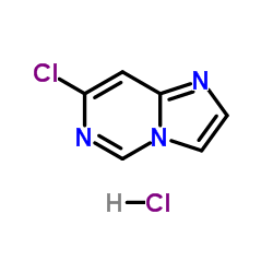 7-Chloroimidazo[1,2-c]pyrimidine hydrochloride (1:1) Structure