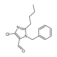 3-benzyl-2-butyl-5-chloroimidazole-4-carbaldehyde Structure