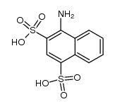 4-Aminonaphthalene-1,3-disulfonic acid结构式