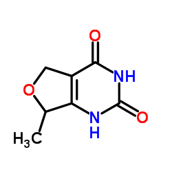 7-Methyl-5,7-dihydrofuro[3,4-d]pyrimidine-2,4(1H,3H)-dione结构式