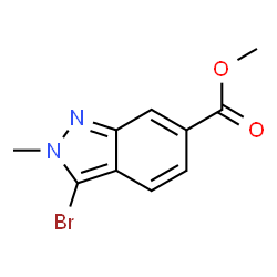 3-溴-2-甲基-2H-吲唑-6-羧酸甲酯图片