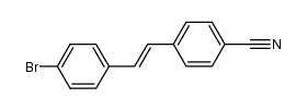 4'-bromo-trans-stilbene-carbonitrile-(4)结构式