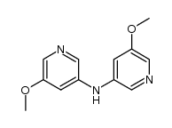 bis(5-methoxypyridin-3-yl)amine结构式