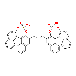 2,2'-[Oxybis(methylene)]bis(dinaphtho[2,1-d:1',2'-f][1,3,2]dioxaphosphepin-4-ol) 4,4'-dioxide Structure