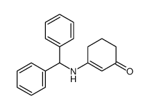 3-(benzhydrylamino)cyclohex-2-en-1-one Structure