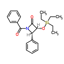 (3R,4S)-1-Benzoyl-4-phenyl-3-[(triethylsilyl)oxy]-2-azetidinone picture