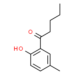 1-(2-Hydroxy-5-methylphenyl)-1-pentanone结构式