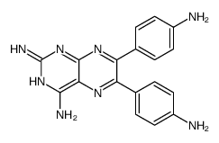 6,7-bis(4-aminophenyl)pteridine-2,4-diamine结构式