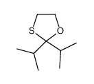 2,2-Diisopropyl-1,3-oxathiolane结构式
