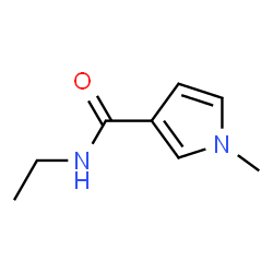 1H-Pyrrole-3-carboxamide,N-ethyl-1-methyl-(9CI) structure