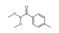 N,N-dimethoxy-4-methylbenzamide Structure
