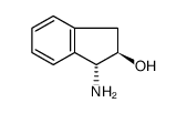 (1R,2R)-(-)-反式-1-氨基-2-茚醇结构式