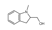 (1-methyl-2,3-dihydro-1H-indol-2-yl)methanol Structure