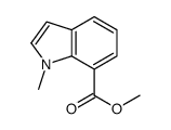 Methyl1-methyl-1H-indole-7-carboxylate Structure