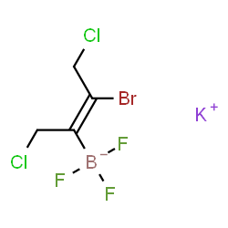 Potassium (E)-3-bromo-1,4-dichlorobut-2-en-2-yltrifluoroborate Structure