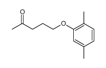 5-(2,5-dimethylphenoxy)pentan-2-one结构式