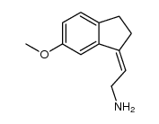 (Z)-2-(2,3-dihydro-6-methoxy-1H-inden-1-ylidene)ethanamine Structure