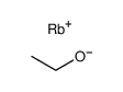 rubidium ethanolate Structure